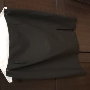 Professional Black skirt w slit INC